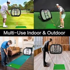 Golf Chipping Net Ultra-Stable Pop Up Golfing Target Net for Indoor/Outdoor/Backyard Accuracy
