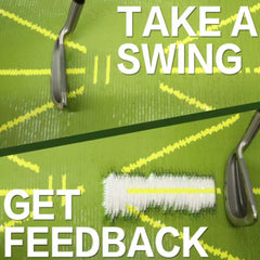 Premium Golf Impact Mat Path Feedback Golf Practice Mat Set Game Aids and Gifts