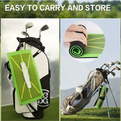 Premium Golf Impact Mat Path Feedback Golf Practice Mat Set Game Aids and Gifts